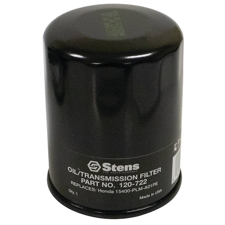 Stens Oil Filter 120-722 For Honda 15400-Plm-A01Pe 120-722